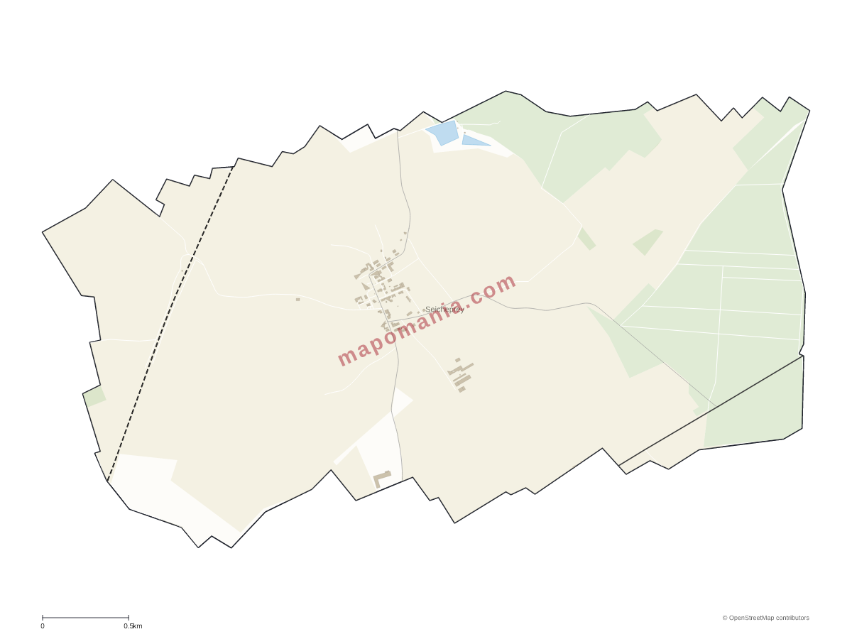 Carte de Seicheprey à personnaliser