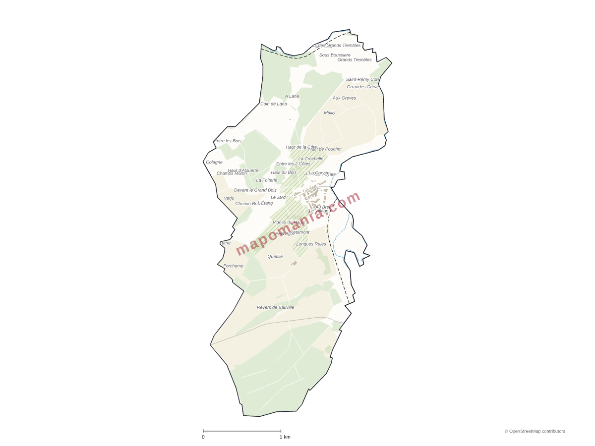 Carte de Vallois à personnaliser