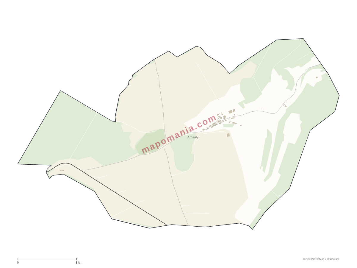 Carte de Amanty à personnaliser