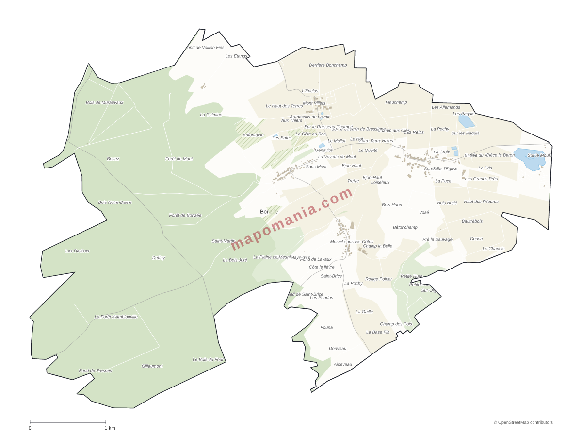 Carte de Bonzée à personnaliser