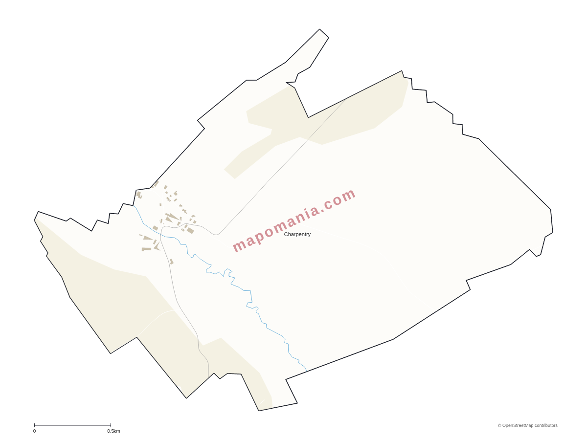 Carte de Charpentry à personnaliser