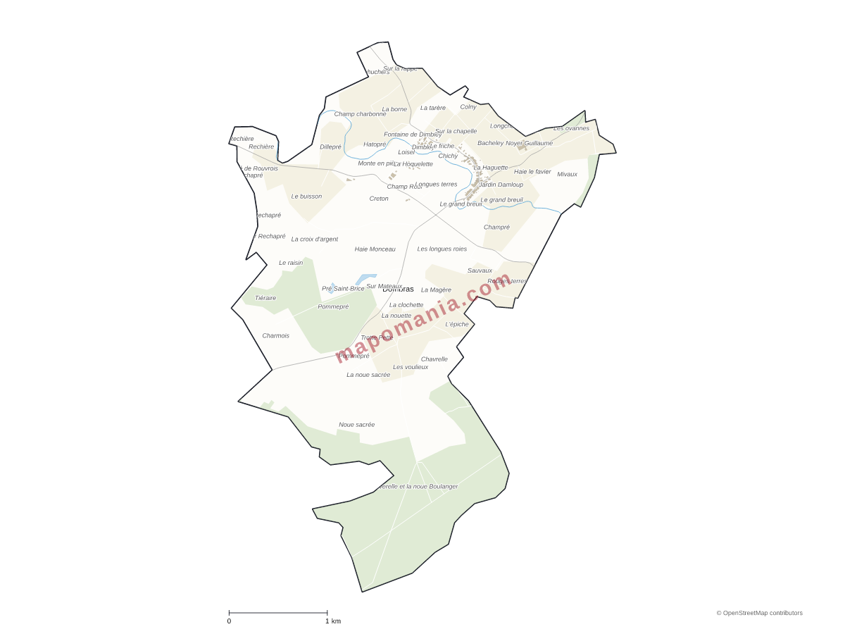 Carte de Dombras à personnaliser