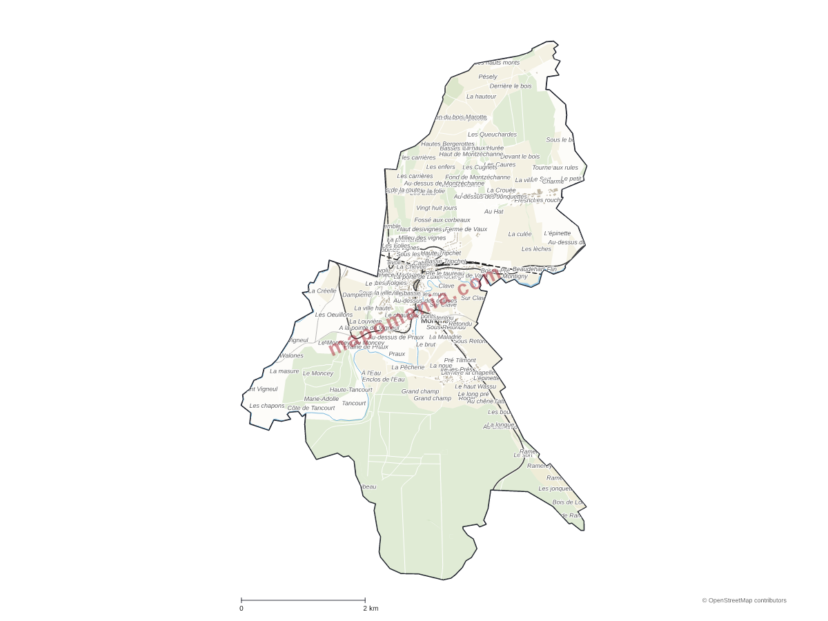 Carte de Montmédy à personnaliser