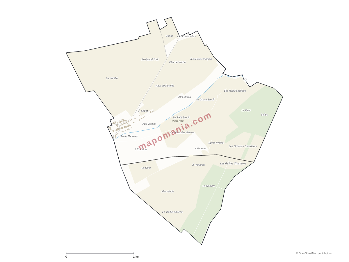 Carte de Moulotte à personnaliser