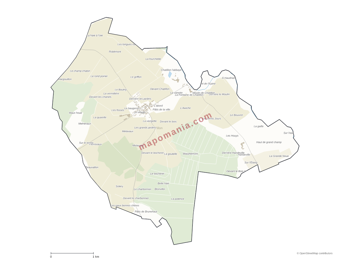 Carte de Pillon à personnaliser