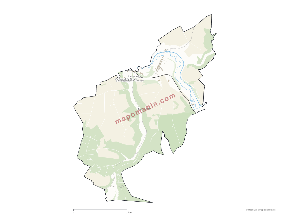 Carte de Saint-Joire à personnaliser