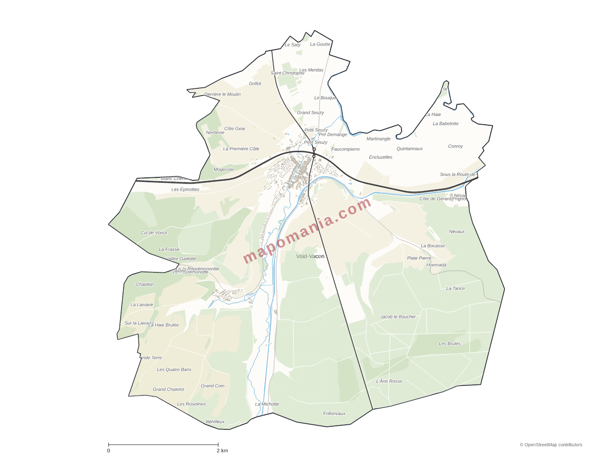 Carte de Void-Vacon à personnaliser