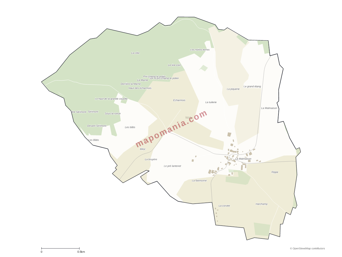 Carte de Waly à personnaliser