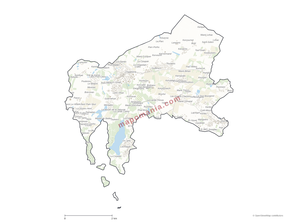 Carte de Baden à personnaliser