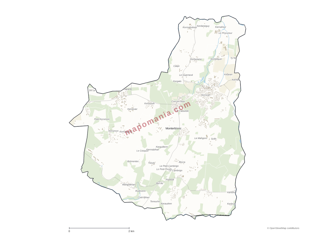 Carte de Monterblanc à personnaliser