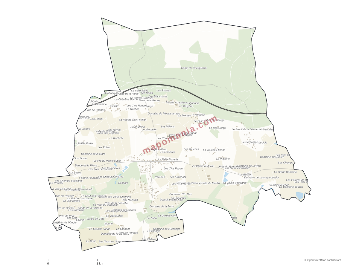 Carte de Porcaro à personnaliser
