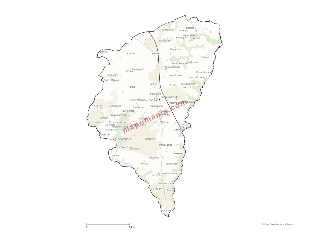 Carte de Le Saint à personnaliser