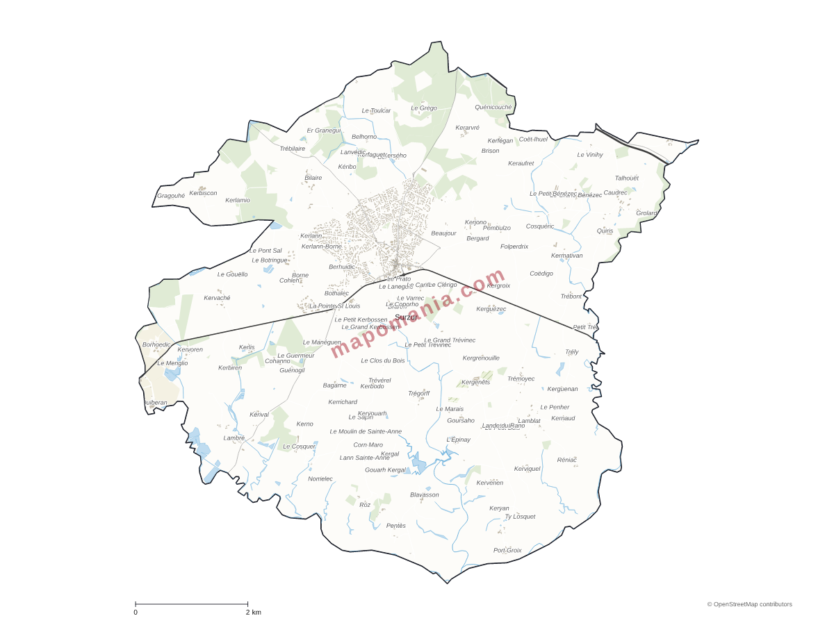 Carte de Surzur à personnaliser
