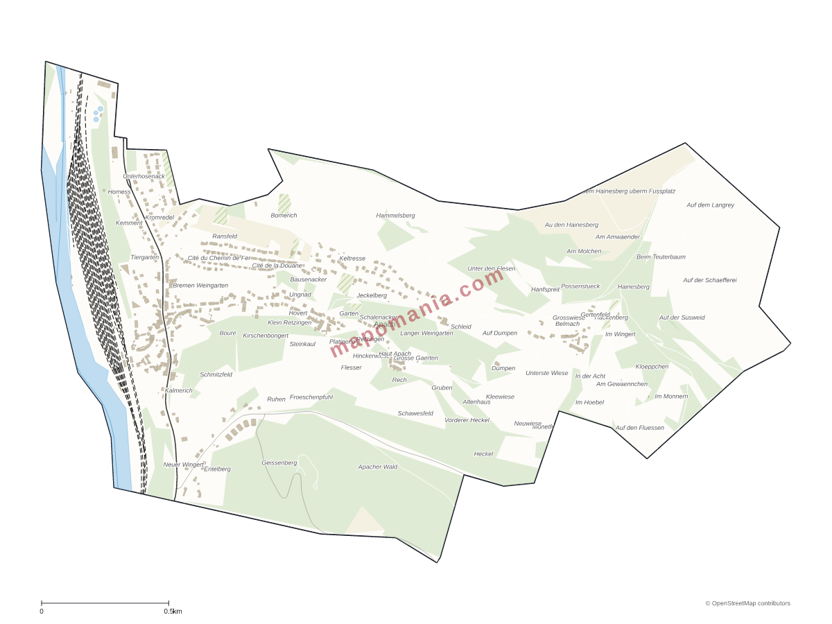 Carte de Apach à personnaliser