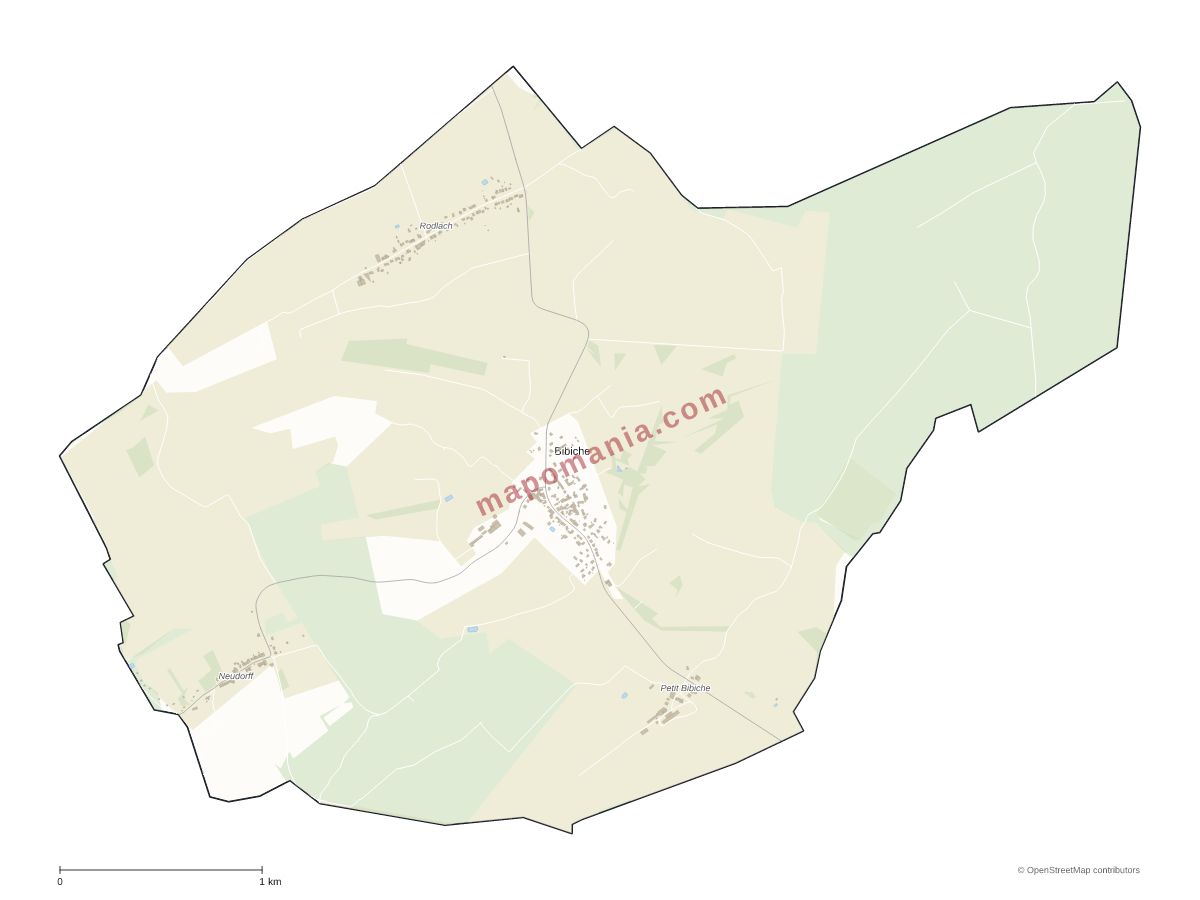 Carte de Bibiche à personnaliser