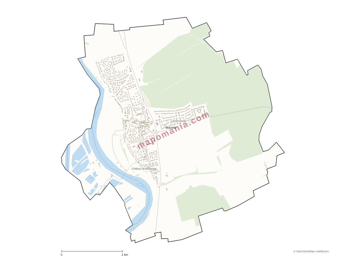 Carte de Bousse à personnaliser