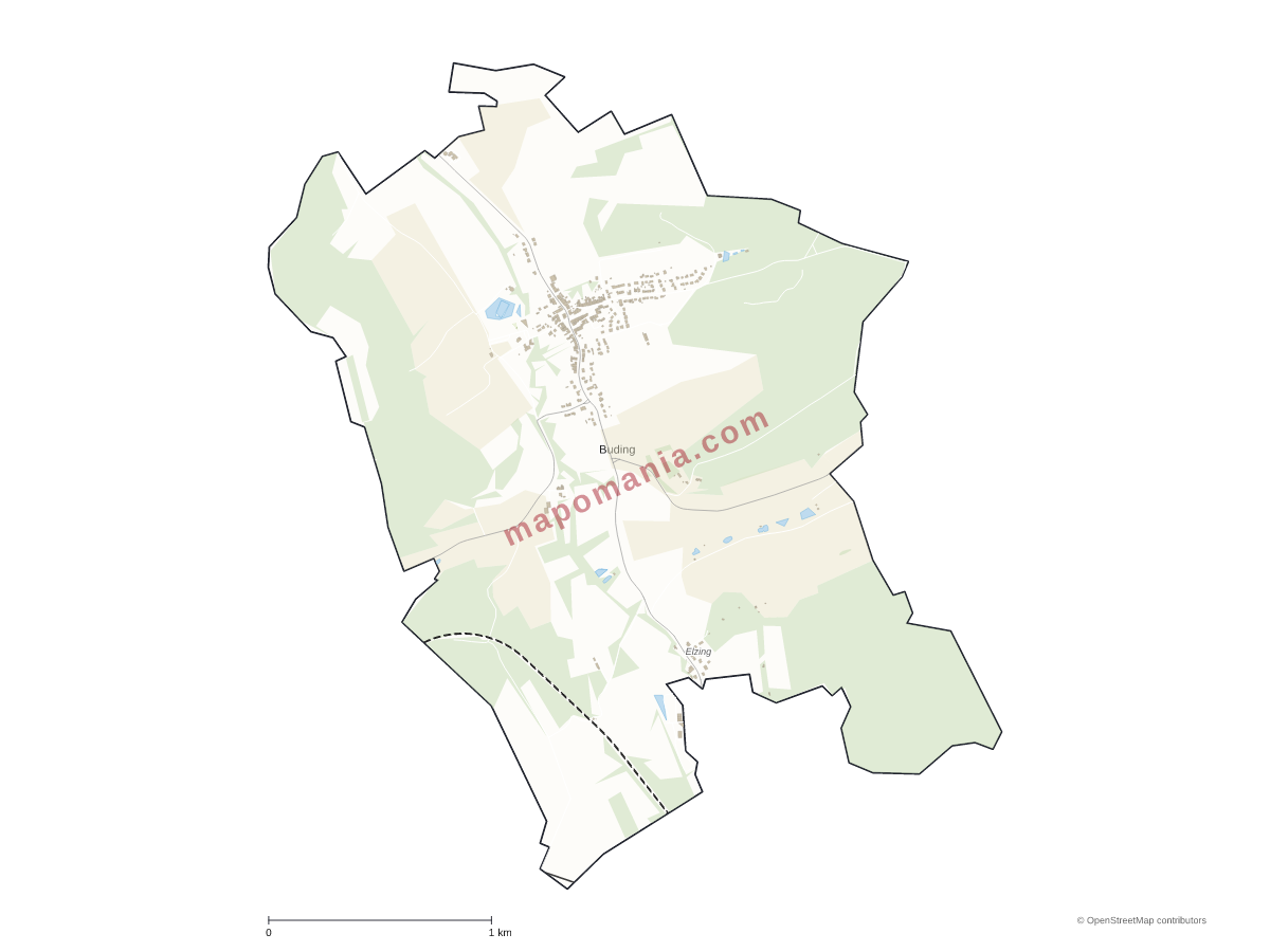 Carte de Buding à personnaliser