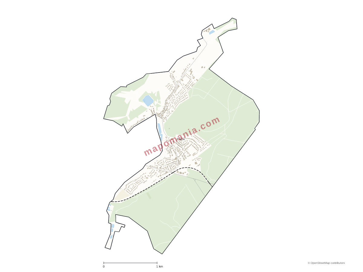 Carte de Falck à personnaliser