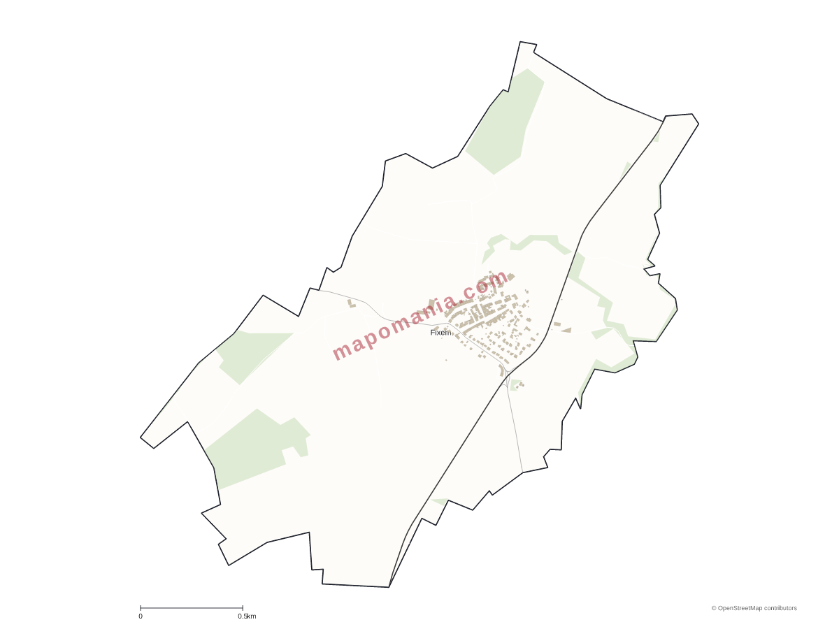 Carte de Fixem à personnaliser