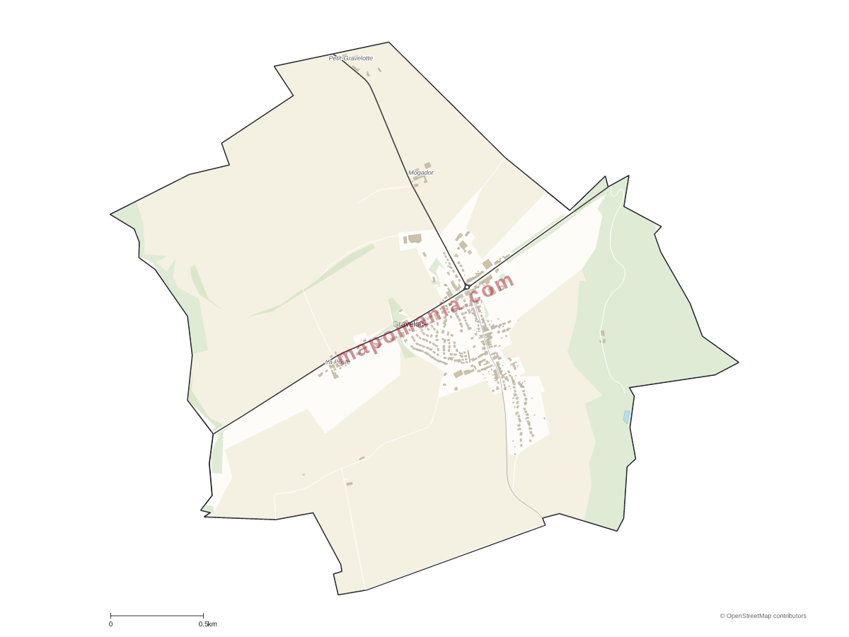 Carte de Gravelotte à personnaliser