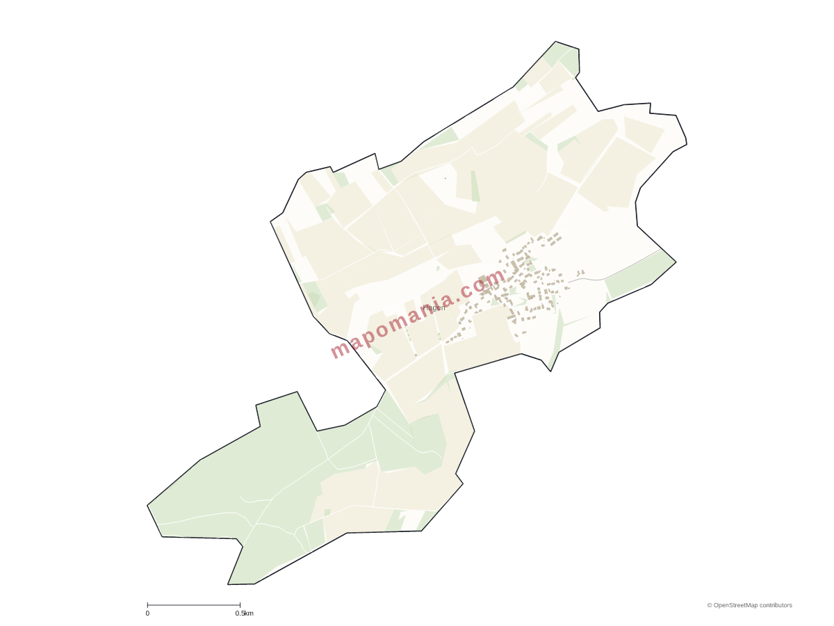 Carte de Hagen à personnaliser