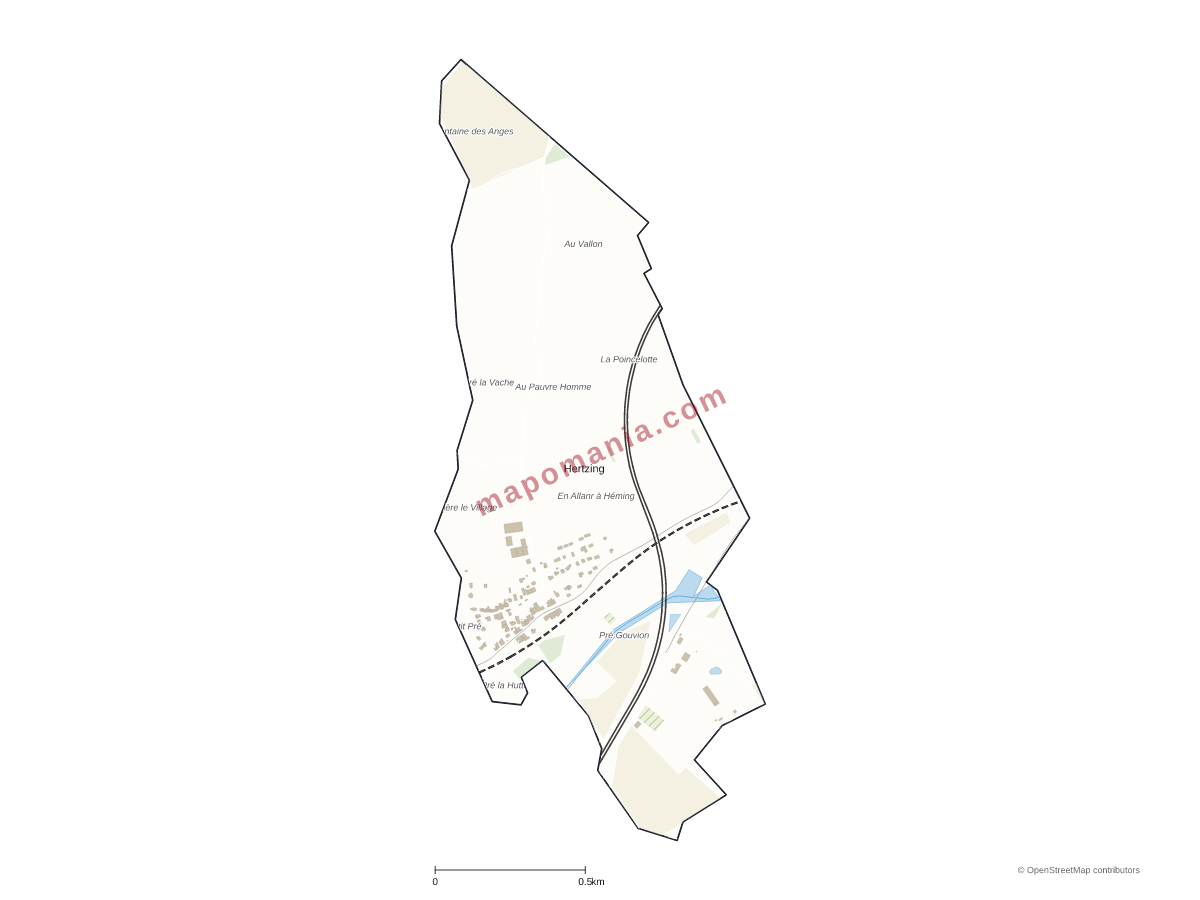 Carte de Hertzing à personnaliser