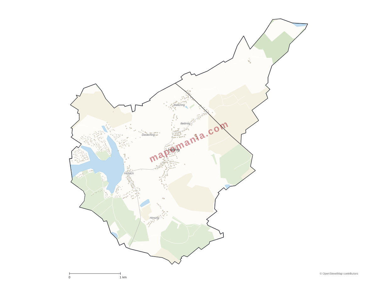 Carte de Holving à personnaliser