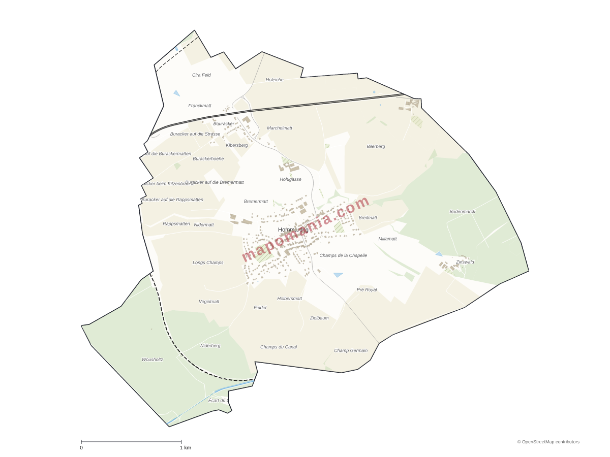 Carte de Hommarting à personnaliser