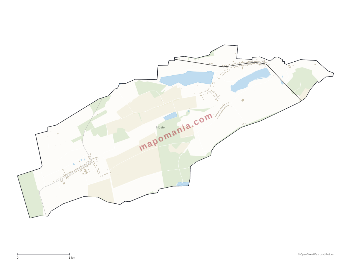 Carte de Hoste à personnaliser