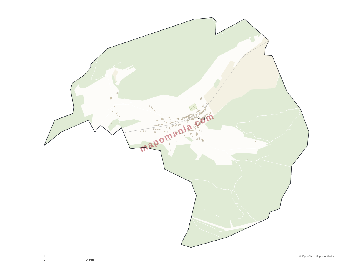 Carte de Klang à personnaliser