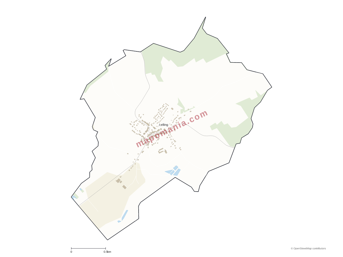 Carte de Lelling à personnaliser