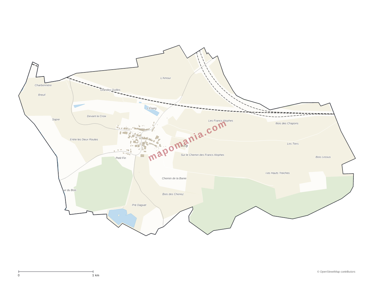Carte de Lucy à personnaliser