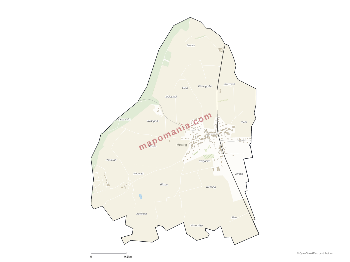 Carte de Metting à personnaliser