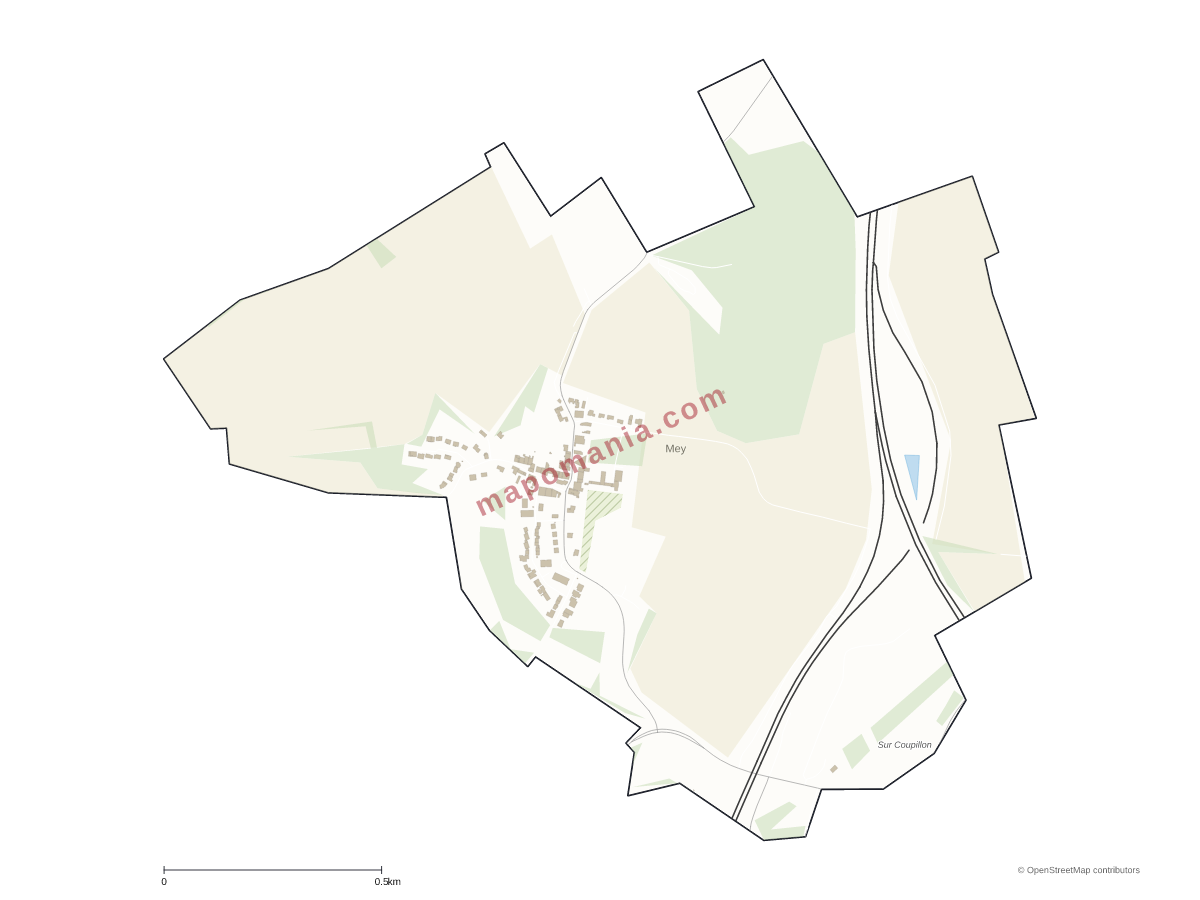 Carte de Mey à personnaliser