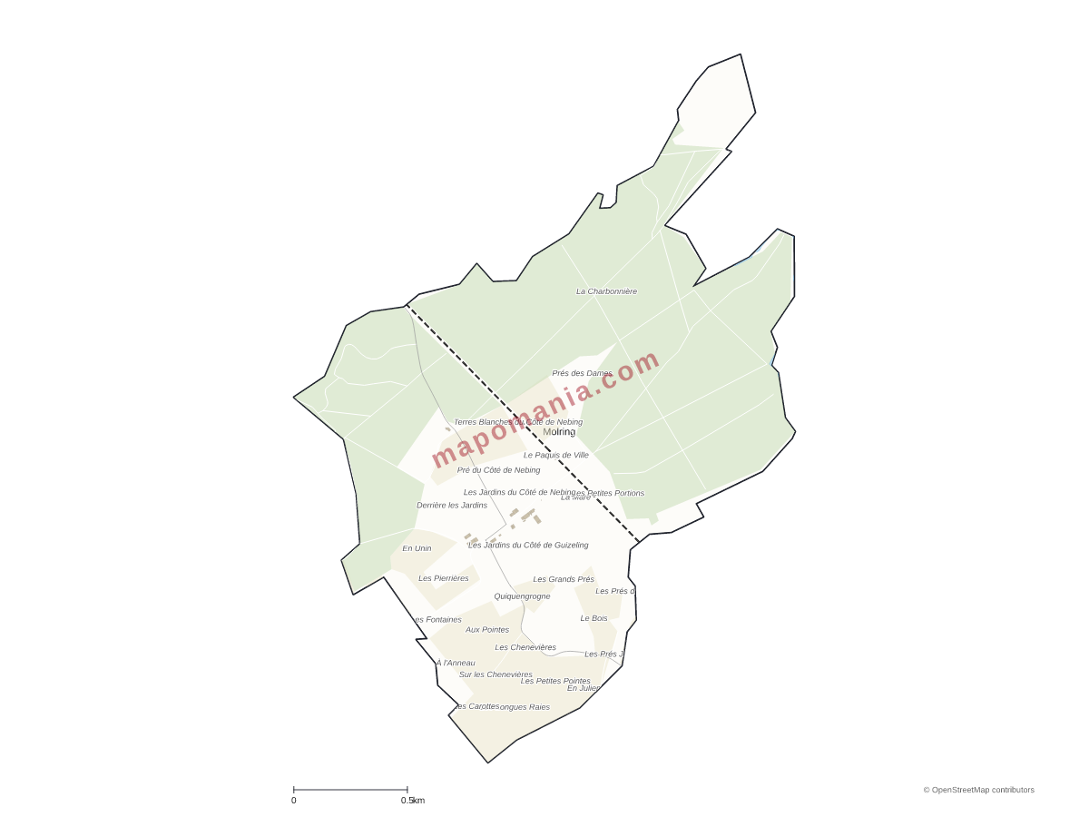 Carte de Molring à personnaliser