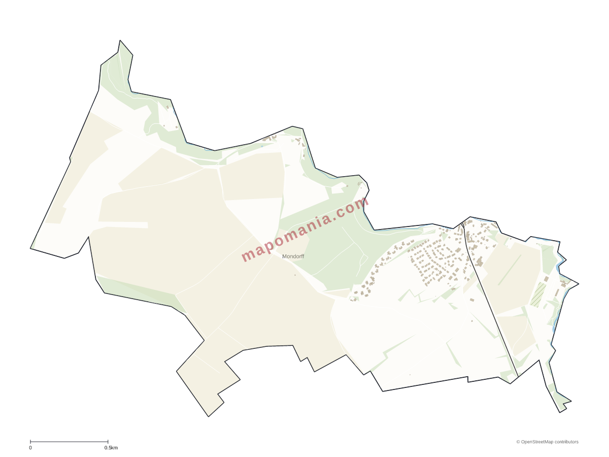 Carte de Mondorff à personnaliser