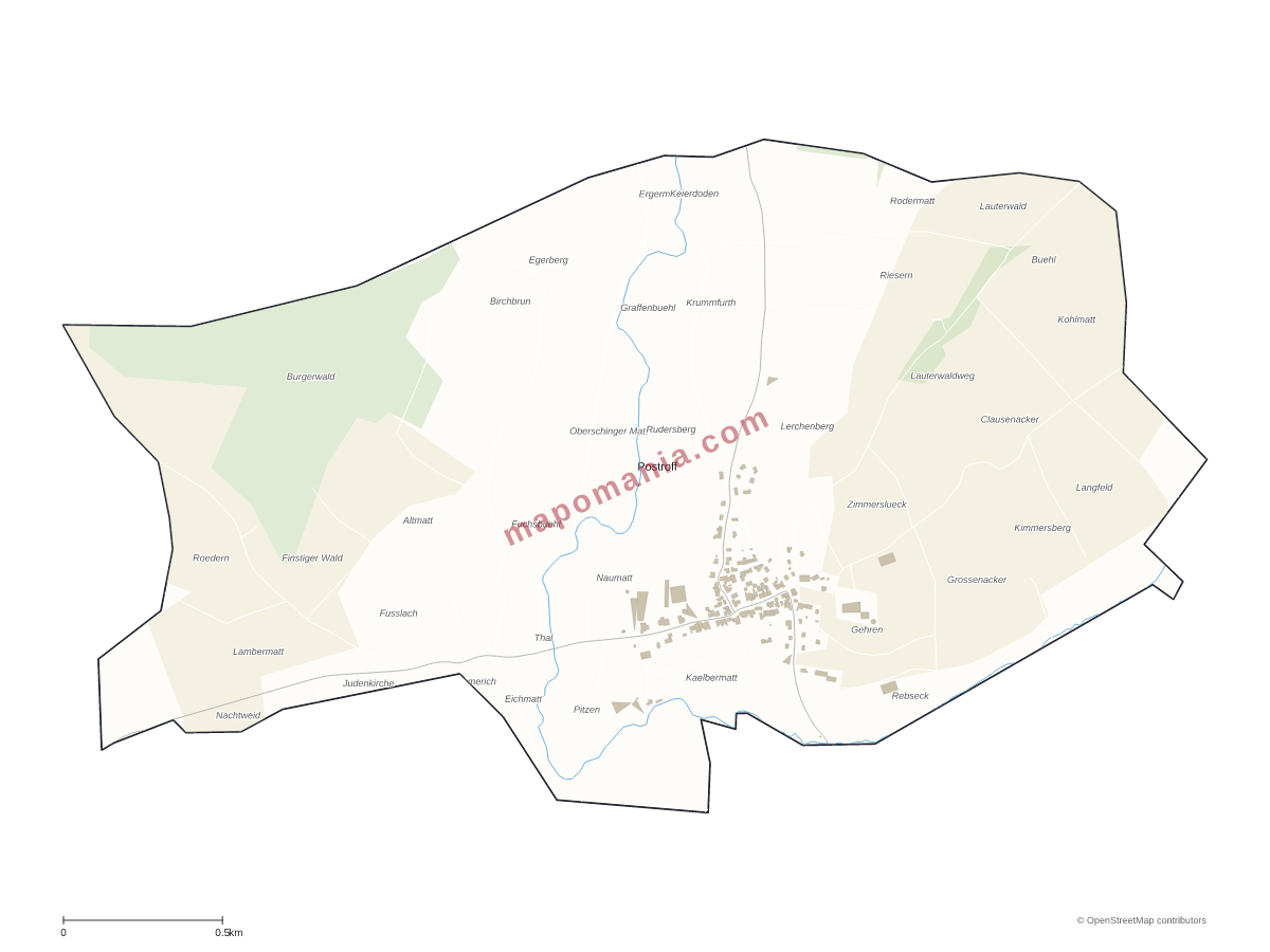Carte de Postroff à personnaliser