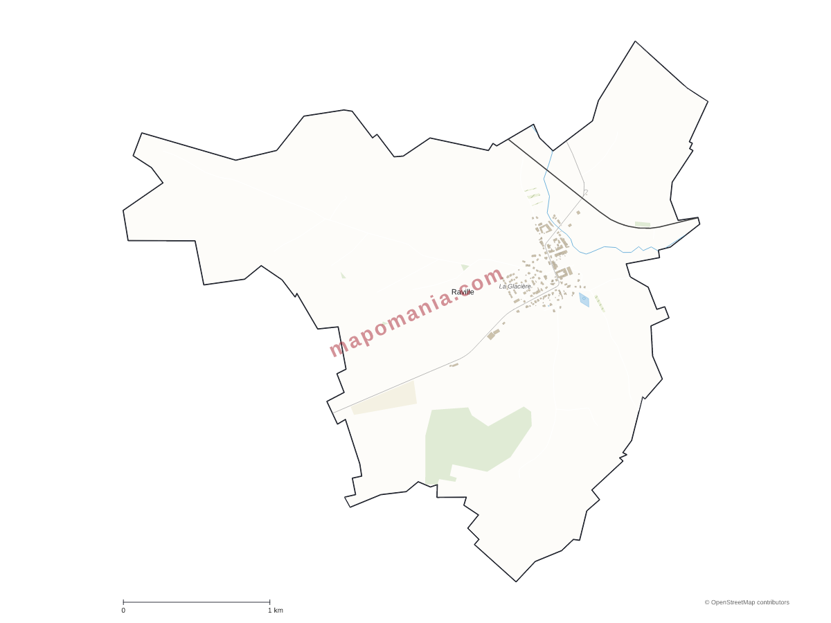 Carte de Raville à personnaliser