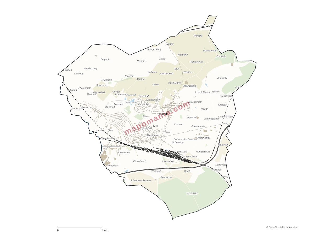 Carte de Réding à personnaliser