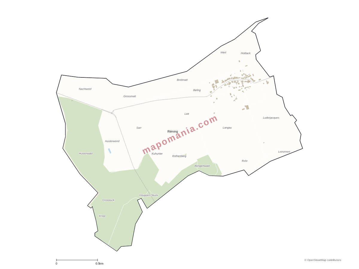 Carte de Réning à personnaliser