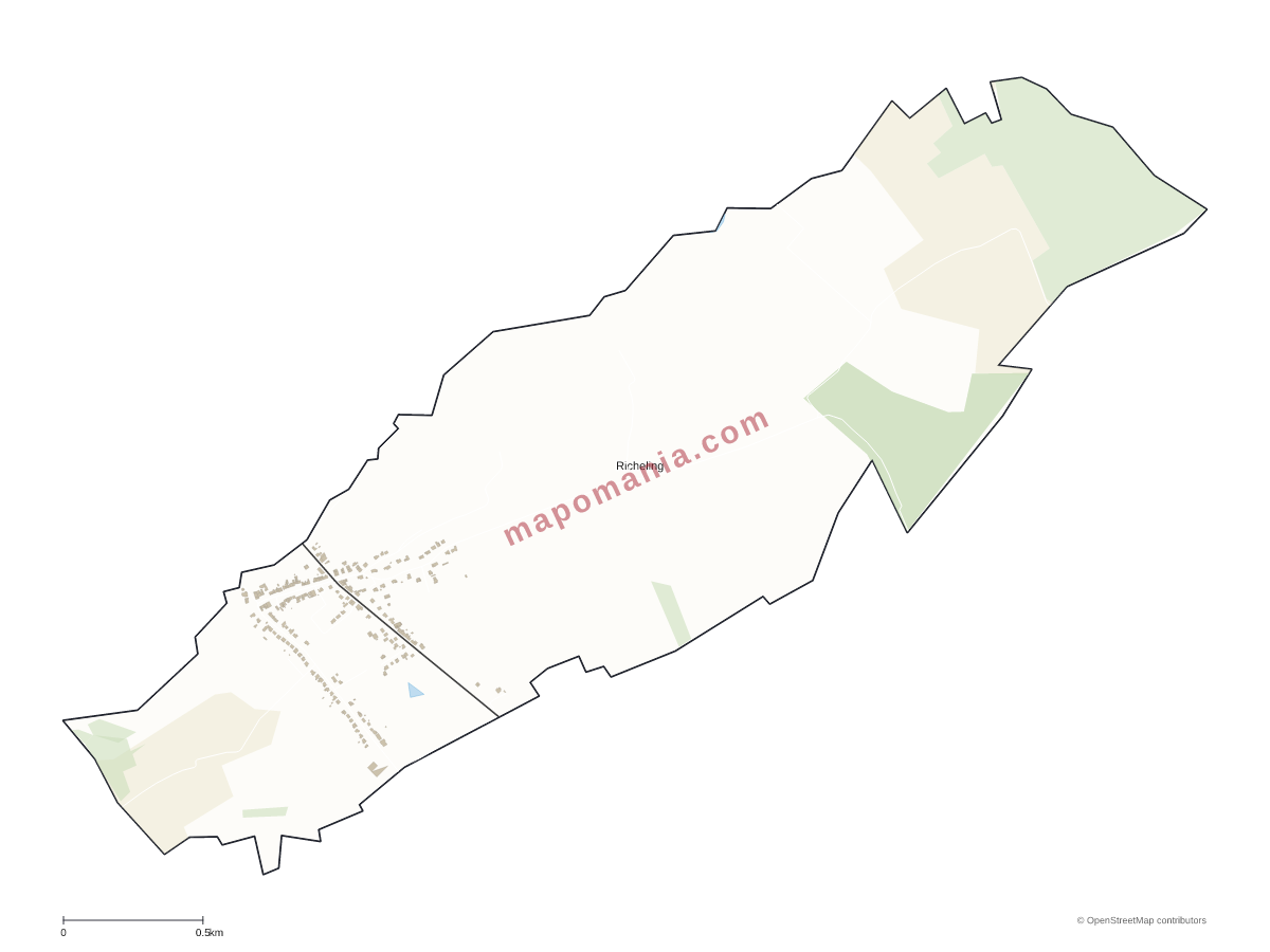 Carte de Richeling à personnaliser