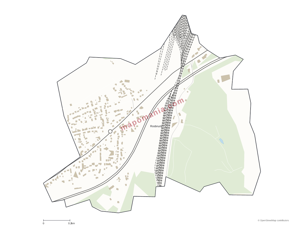 Carte de Rosbruck à personnaliser