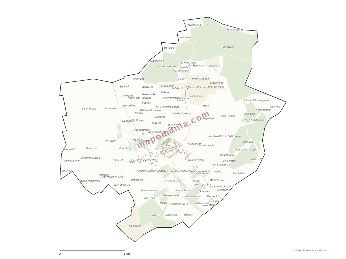Carte de Viller à personnaliser