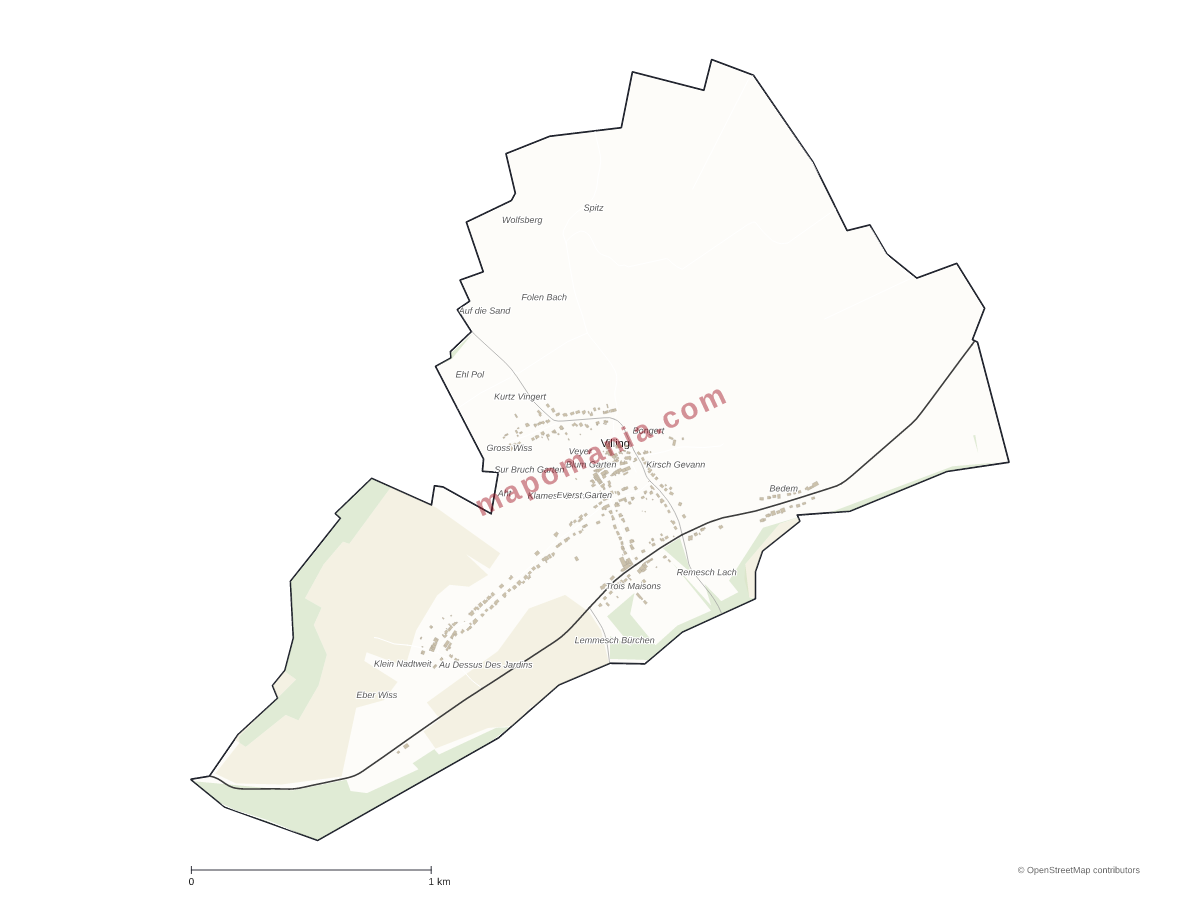 Carte de Villing à personnaliser