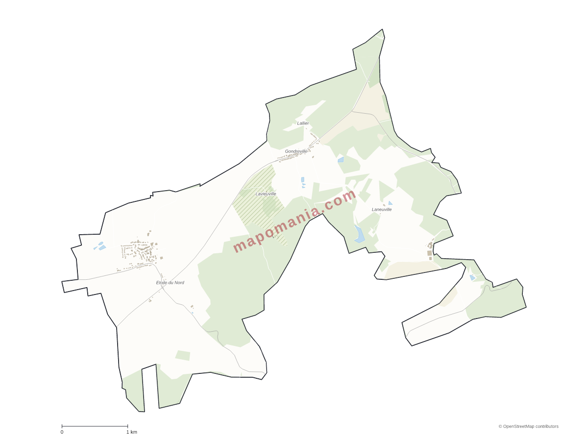 Carte de Vry à personnaliser