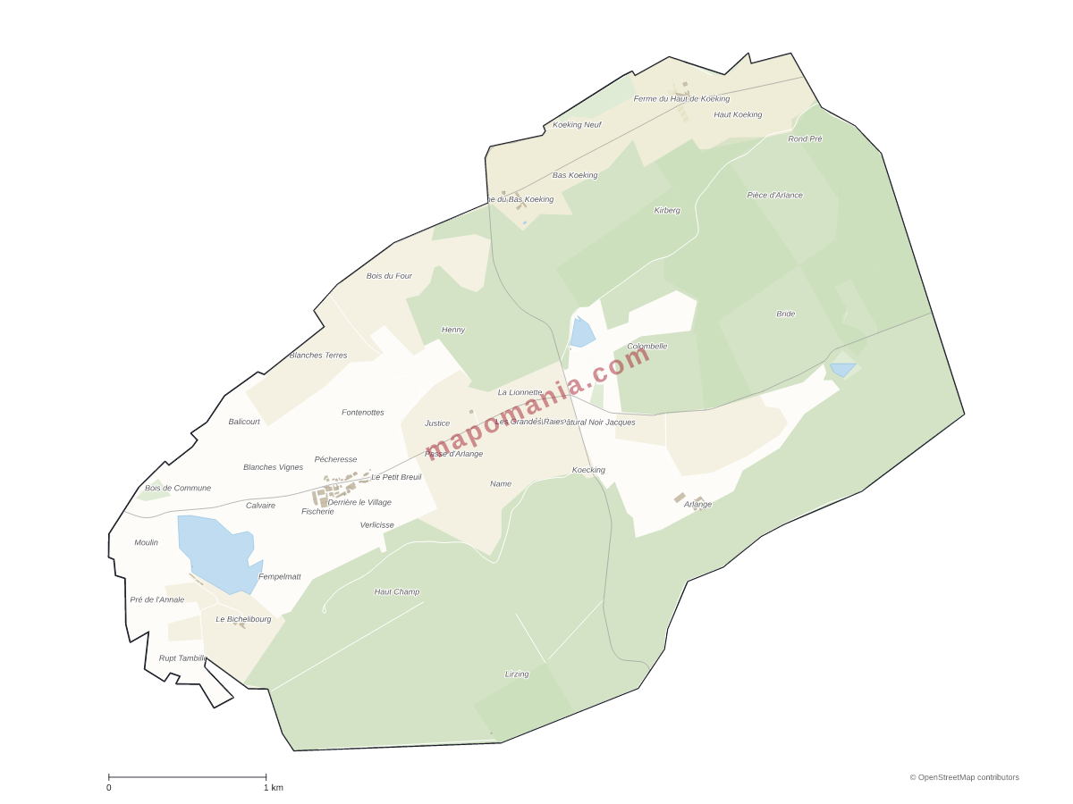 Carte de Wuisse à personnaliser