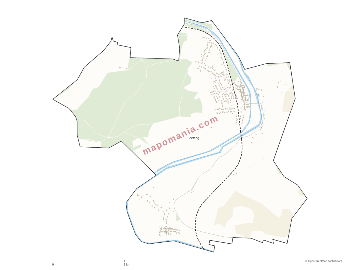 Carte de Zetting à personnaliser