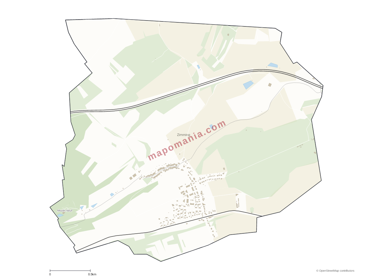 Carte de Zimming à personnaliser