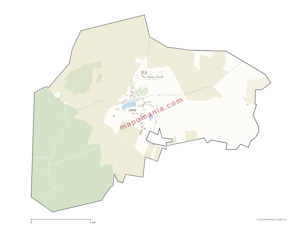 Carte de Arthel à personnaliser