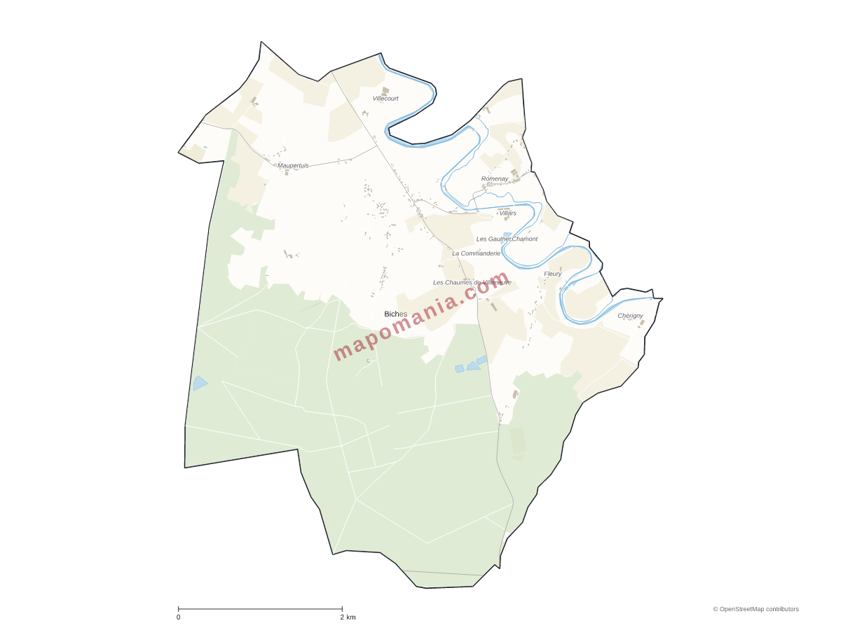 Carte de Biches à personnaliser